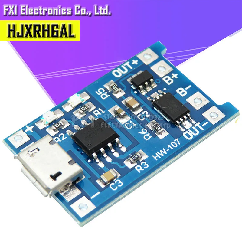 Módulo de carga de litio con funciones duales, placa de protección de batería de iones de litio, 5 piezas, Micro USB, 5V, 1A, 18650, TP4056 - imagen 5