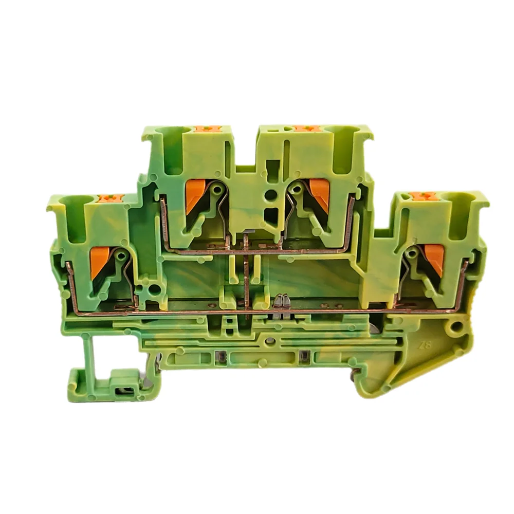 PT2.5/PTTB2.5/PT2.5-TW/PT2.5-QU/PTV2.5-PE bloque de terminales de carril DIN Modular de tierra conector de cable de enchufe de tierra Push-in de entrada lateral - imagen 5