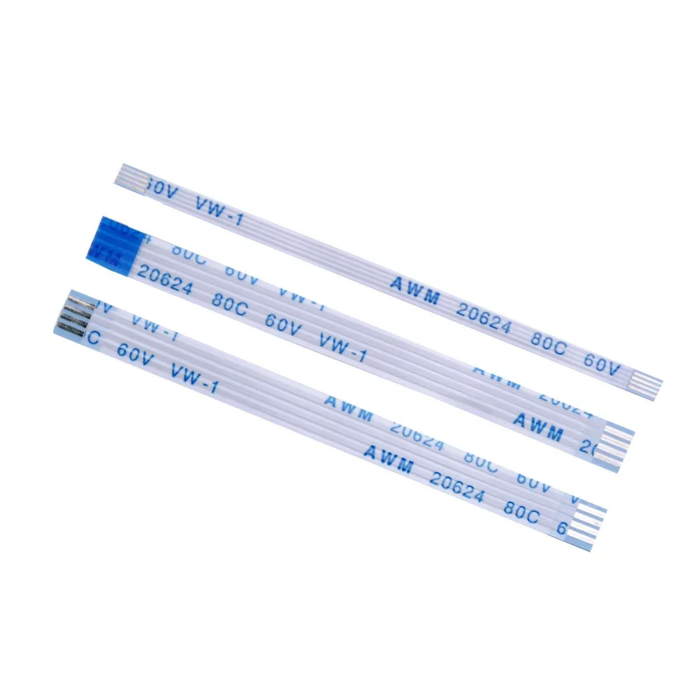 10 Uds Cable plano Flexible FFC FPC AWM 20624 80C 60V VW-1 FFC-0.5MM 1.0MM4P 6 8 10 12 14 16 18 20 24 26 30 32 34 40Pin - imagen 2