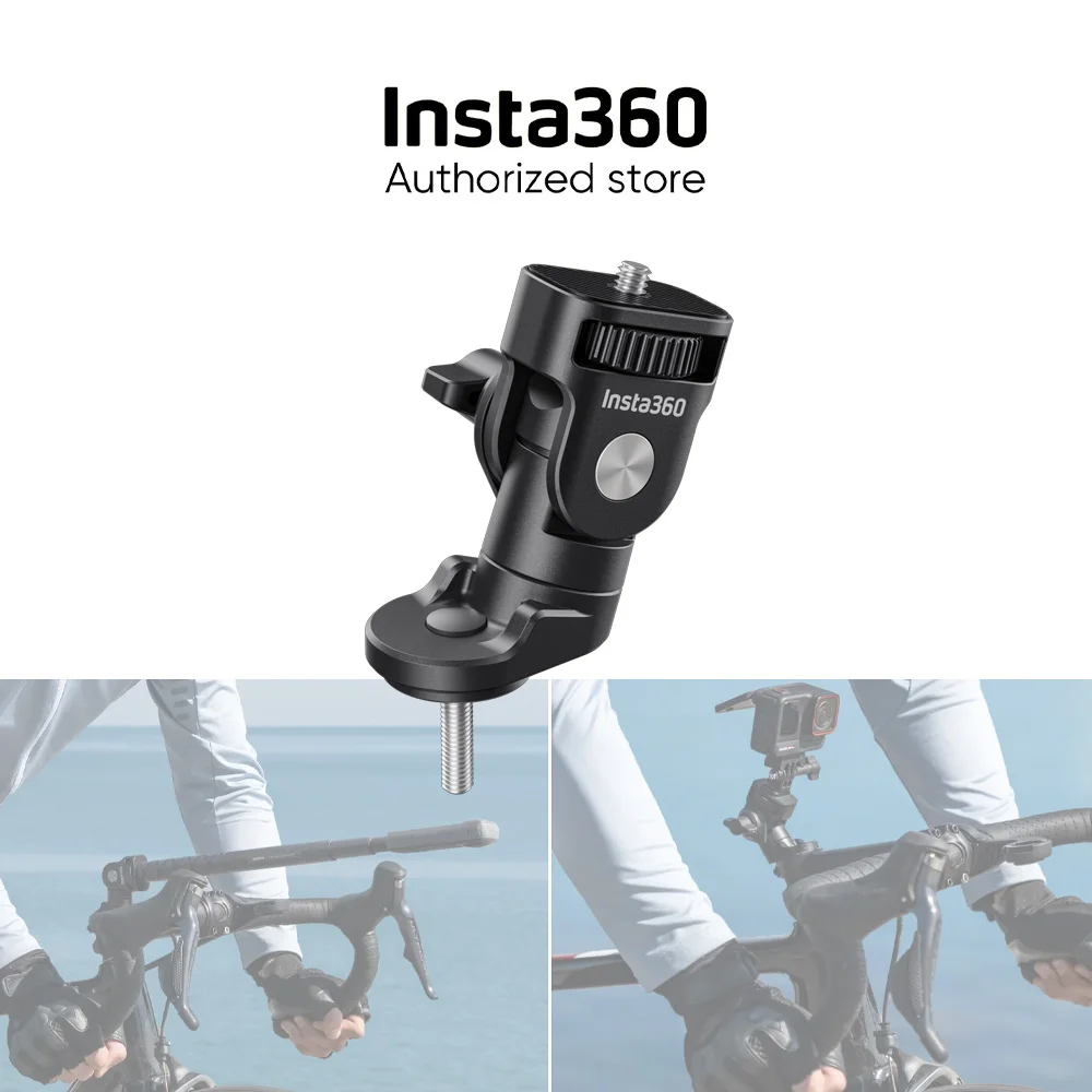 Accesorios originales para bicicleta con cámara de acción deportiva - Soporte para tapa de auriculares para bicicleta Insta360