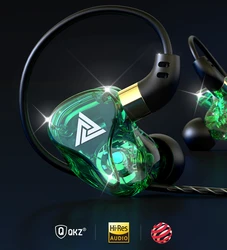 Auriculares QKZ SK7 con Cable HiFi – Graves y Micrófono Deportivos