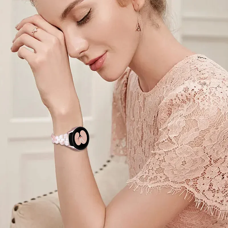 Correa de resina para Samsung Galaxy Watch 6/5/4, pulsera clásica de 40, 44mm, 6/4, 43, 47mm, 5Pro, 45mm - imagen 5