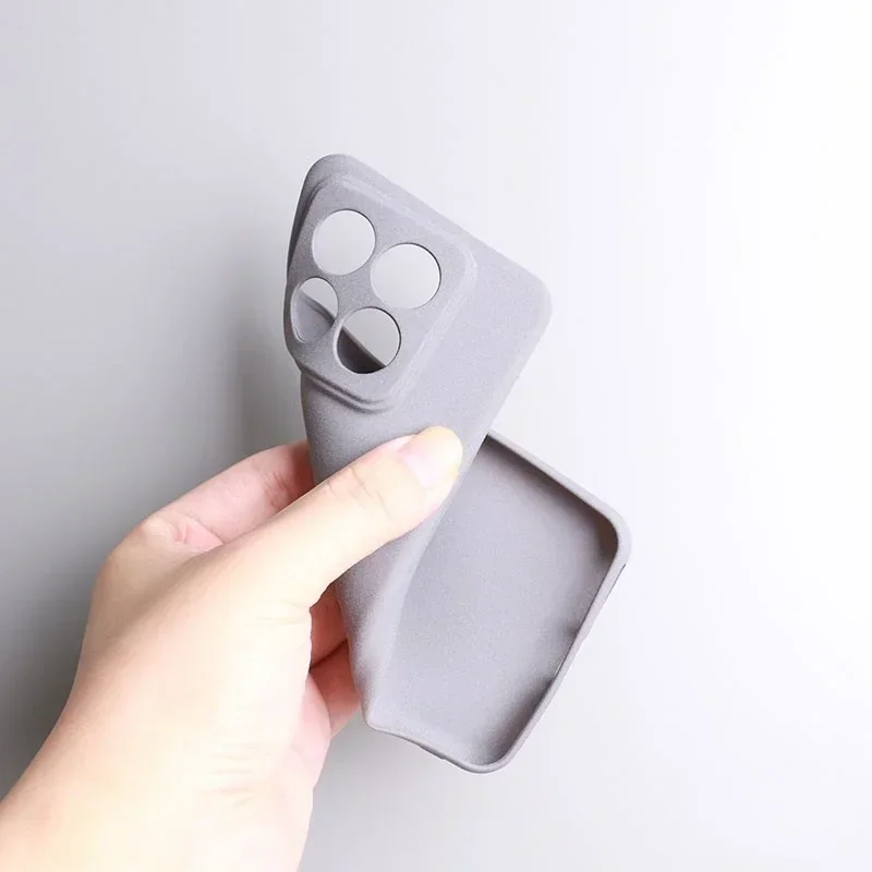 Funda ultrafina de TPU suave de arenisca para Xiaomi 15T Pro, fundas protectoras de lentes de silicona mate para parachoques Xiaomi 15T Pro