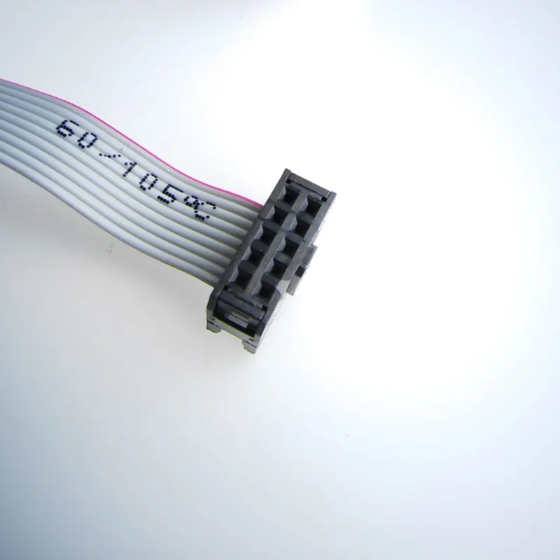 Soporte de puerto serie DB9 RS232 a IDC 10 pines 9 pines macho hembra conector de Cable de cinta placa base de ordenador montaje en Panel - imagen 3