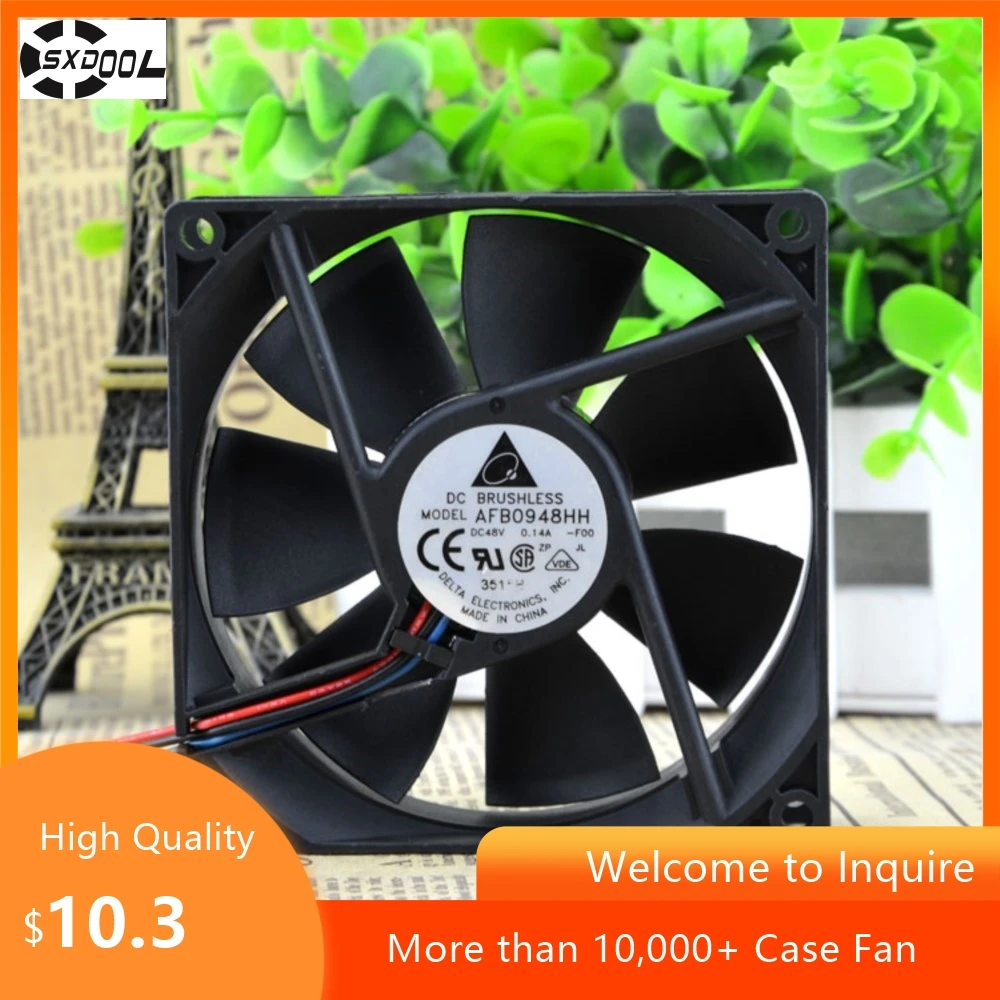 Para Delta 9025 48V 0.14A 9CM Ventilador de chasis AFB0948HH-R00 Servidores, equipos industriales y refrigeración de alto rendimiento - imagen 3