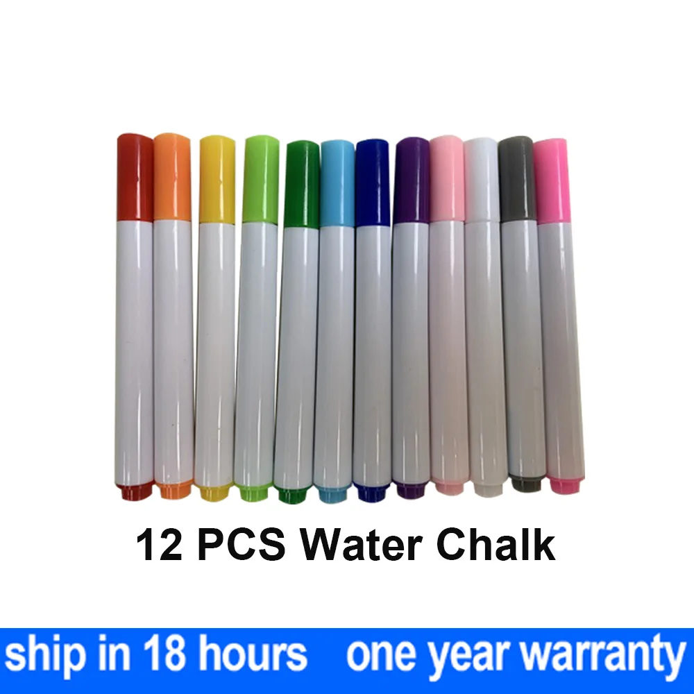 12 pcs water chalk