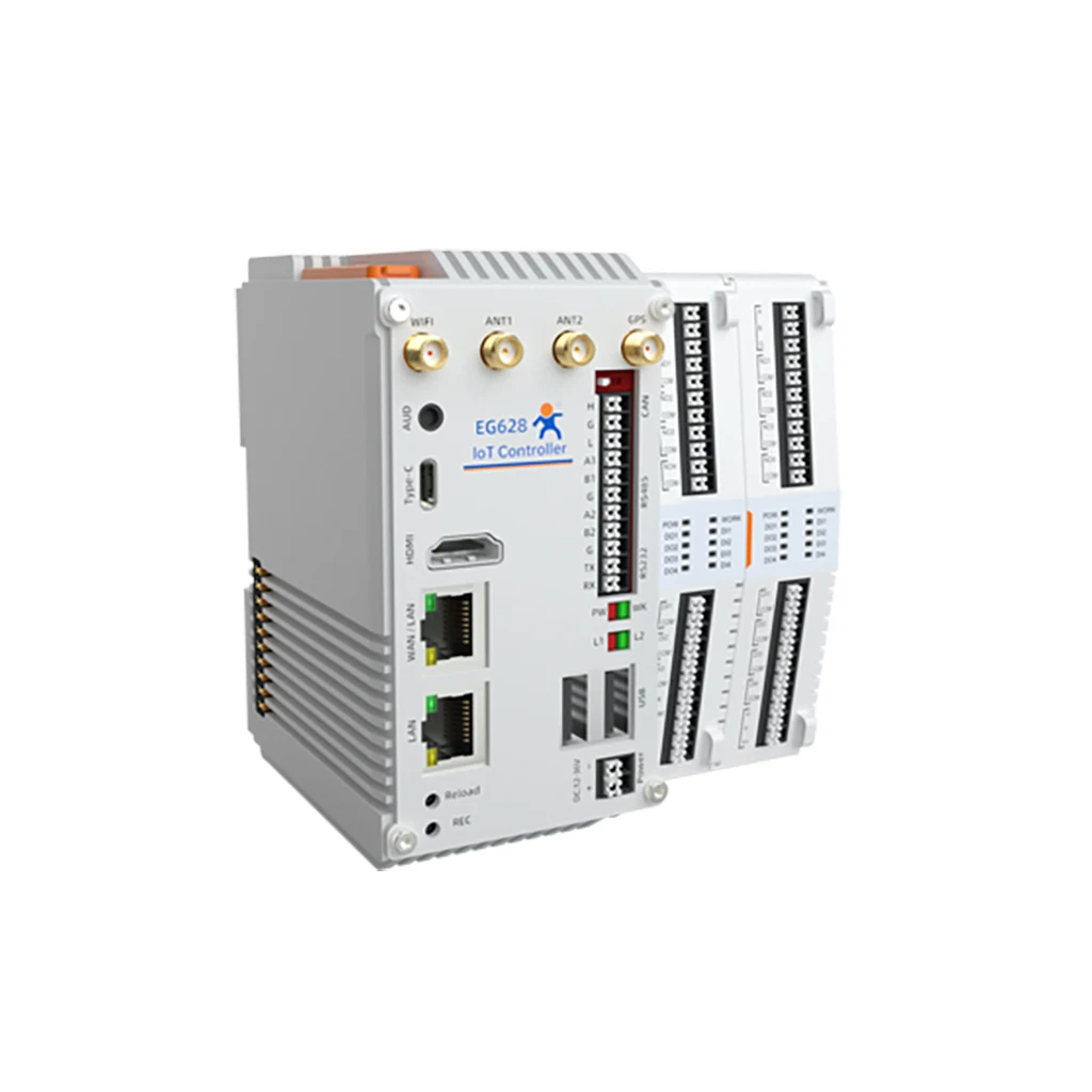 USR-EG628-ETH Controlador IoT expandible Mini computadora industrial para PC con CPU ARM de 64 bits de cuatro núcleos de 2,0 GHz compatible con expansión IO - imagen 3