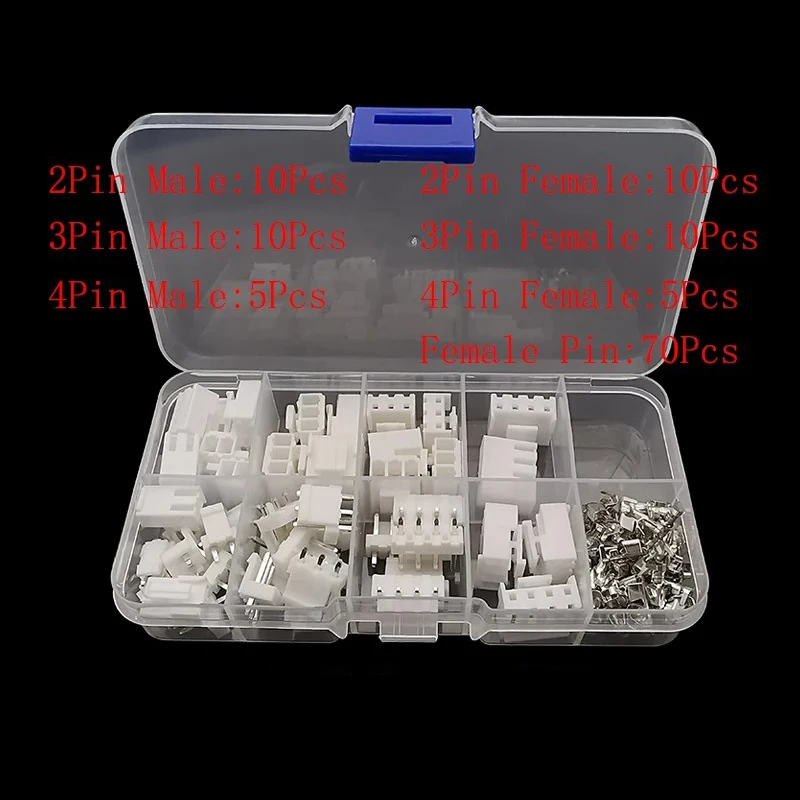 Kit de Conectores JST Macho y Hembra para Engarzar Cables - imagen 5