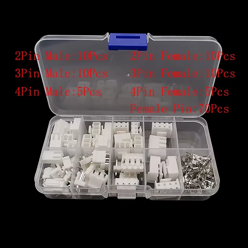 Kit de Conectores JST Macho y Hembra para Engarzar Cables - imagen 5
