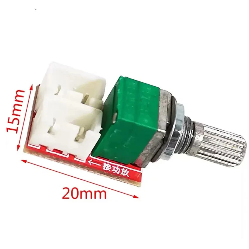 Placa amplificadora de Audio DIY, potenciómetro de volumen, placa adaptadora dúplex 50K y paquete de cables blindados de 300mm, 1/5/10 Uds. - imagen 4