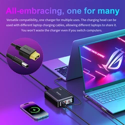 Cargador GaN 330 W para Portátil con Cable XT60 a CC