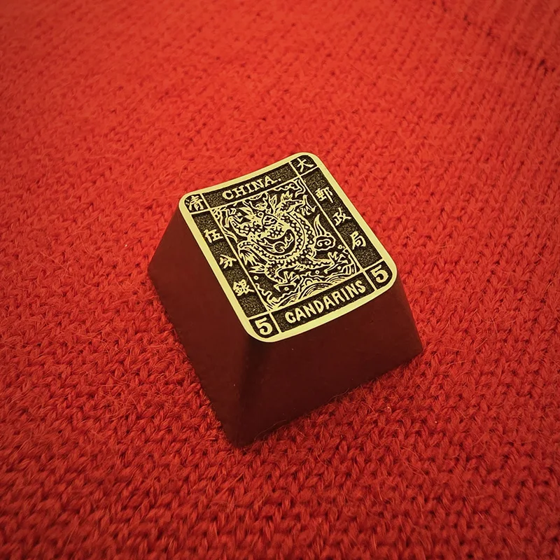 Teclas de aleación de titanio, sellos de dragón, colección de sellos KBMASTER, sellos para Hobby, tapas de teclas personalizadas, accesorios para teclado mecánico, regalo - imagen 5