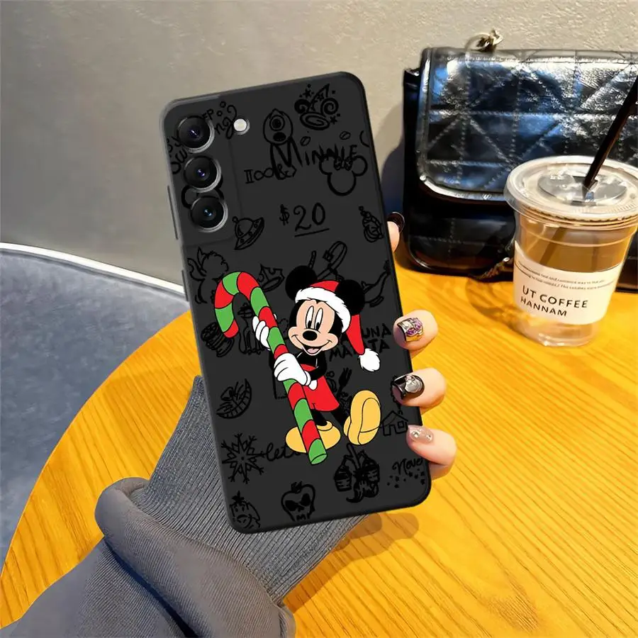 Funda para Honor Magic5Lite 70 8X X6 X8 90 X7 X5b X9a 200 400 Lite funda negra suave para teléfono Mickey Minnie Navidad - imagen 2