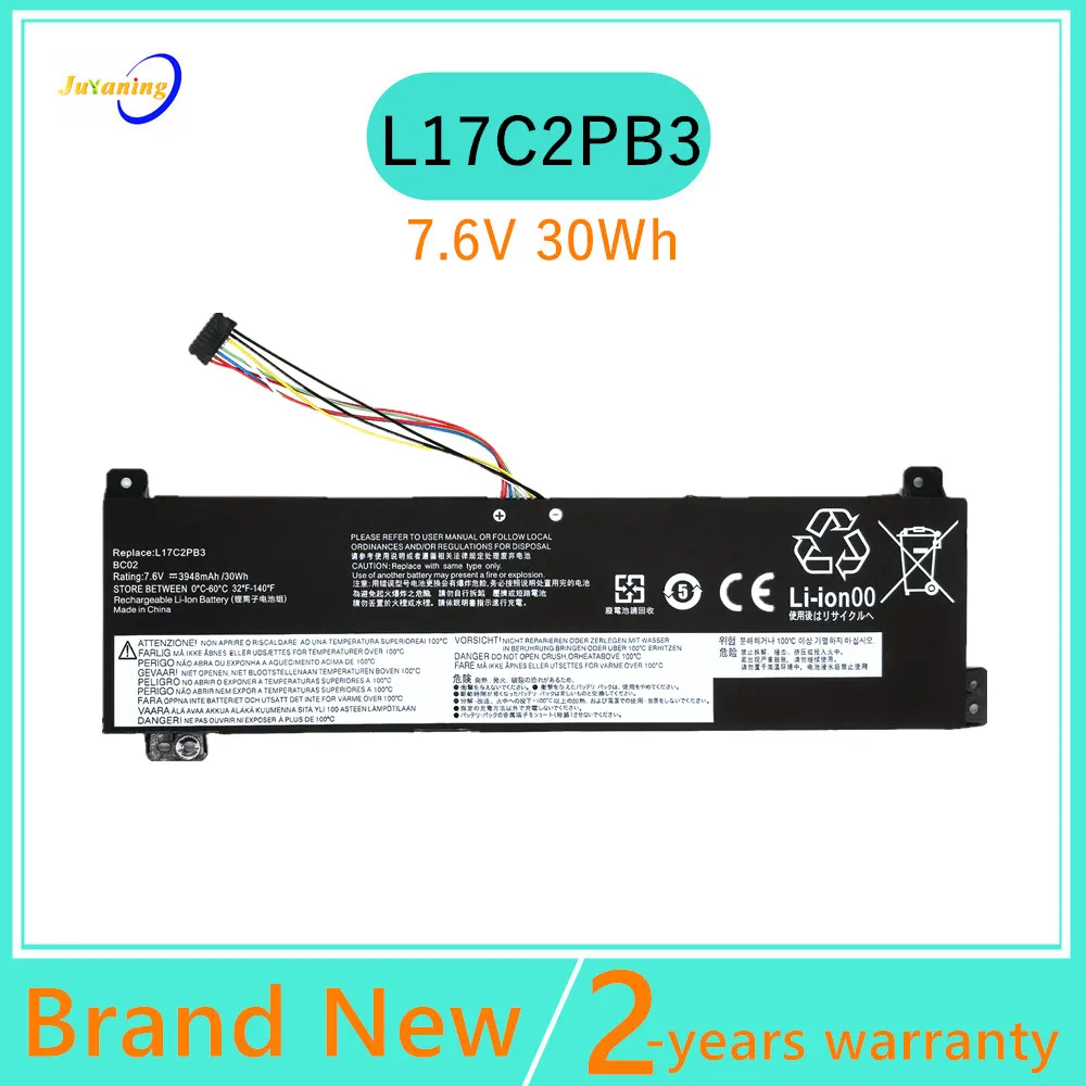 L17C2PB3 L17L2PB3 batería del ordenador portátil para Lenovo V130-15IGM 15IKB V330-15IKB 15ISK V530-14IKB L17M2PB3 L17M2PB4 L17L2PB4 L17C2PB4