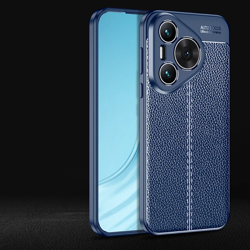 Funda para Huawei Pura 70, carcasa de cuero TPU suave a prueba de golpes, para Huawei Pura 70 Pro - imagen 3