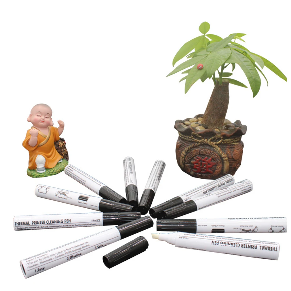 Bolígrafos de reparación útiles, bolígrafos esterilizadores, impresión de impresora para limpieza de cabezales, impresoras de tarjetas de etiquetas, limpieza de impresora térmica, 1-5 uds. - imagen 3