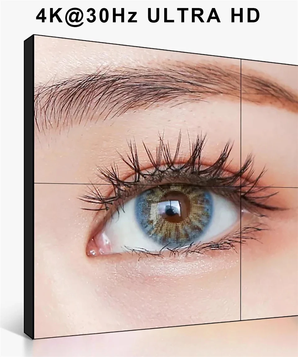 Controlador de pared de Video HDMI 4K, 4x4, HDMI, DVI, 5x2, 6x2, 5x3, 2x7, 2x6, 3x4, 4x3, empalmador de procesador de pantalla de Video múltiple - imagen 5