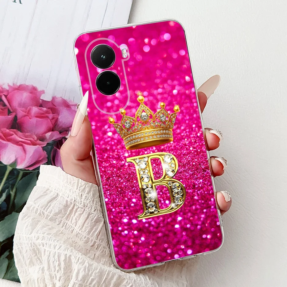 Para Xiaomi Poco M7 4G funda nueva corona letras cubierta de silicona suave funda de teléfono para Xiaomi Poco M7 Plus M7Plus PocoM7 4G Fundas bolsas - imagen 4