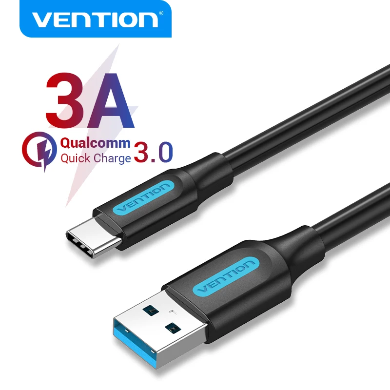 Vention Cable USB-C Carga Rápida Samsung Galaxy S10/S9 Huawei P20 Pro