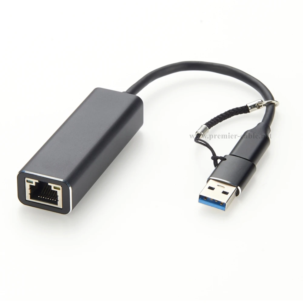 Adaptador Ethernet USB 3,0 USB C a RJ45 de 2,5 Gbps, adaptador de red LAN Ethernet tipo C a 2500Mbps enchufable para PC, portátil, ventana, Mac - imagen 5