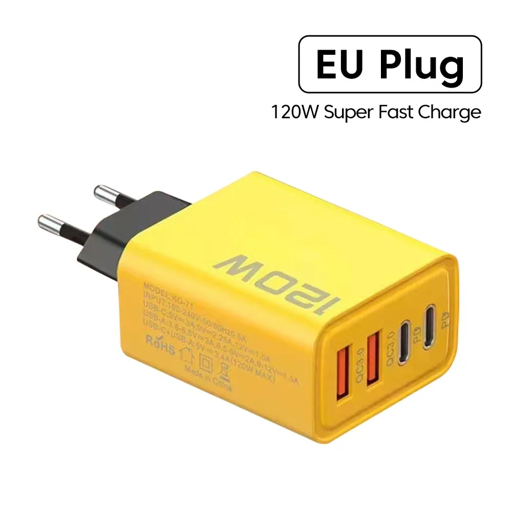 A EU Plug Yellow
