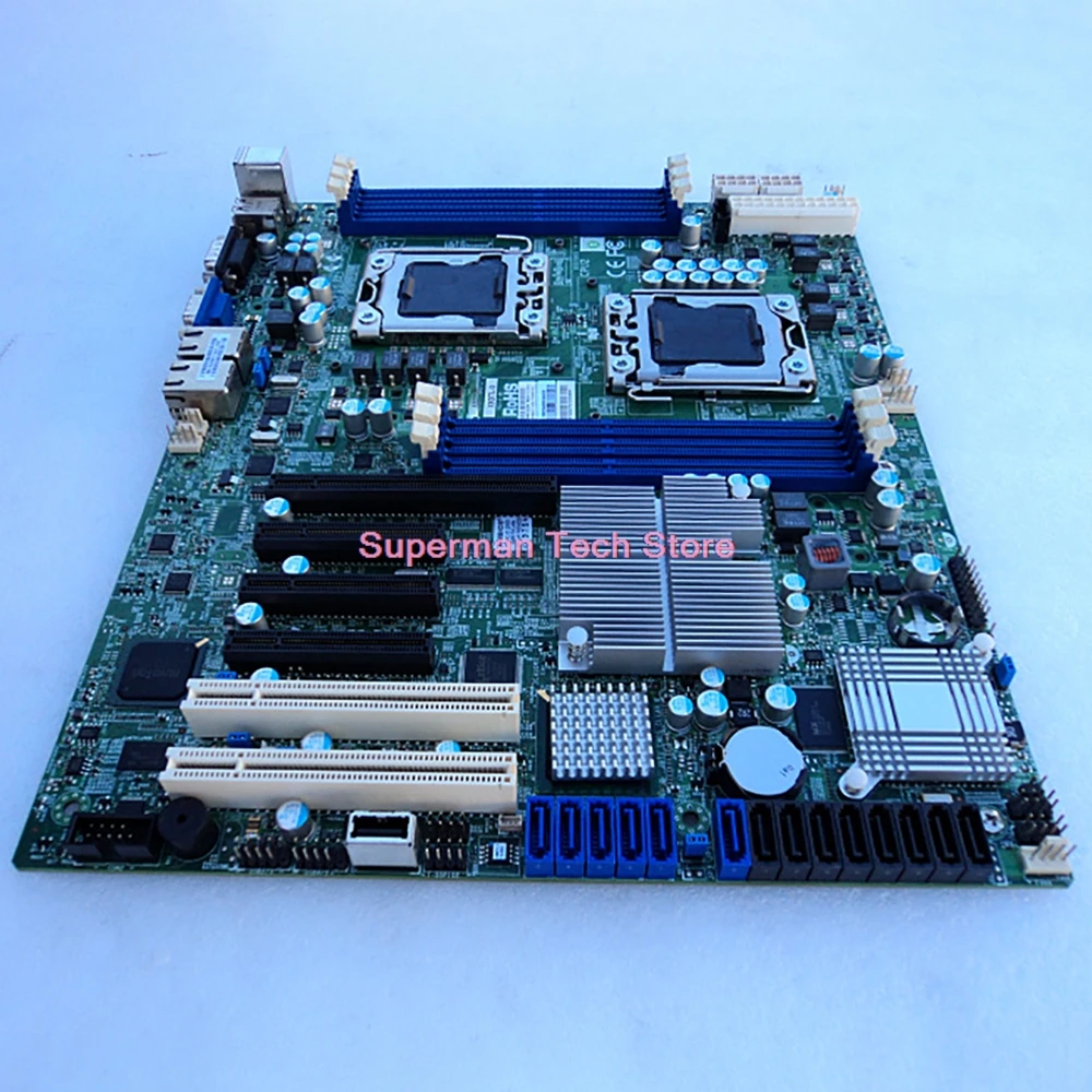 Placa base de servidor DDR3 SATA2 PCI-E 2,0 procesador Xeon serie 5600/5500 para Supermicro X8DTL-3 - imagen 4