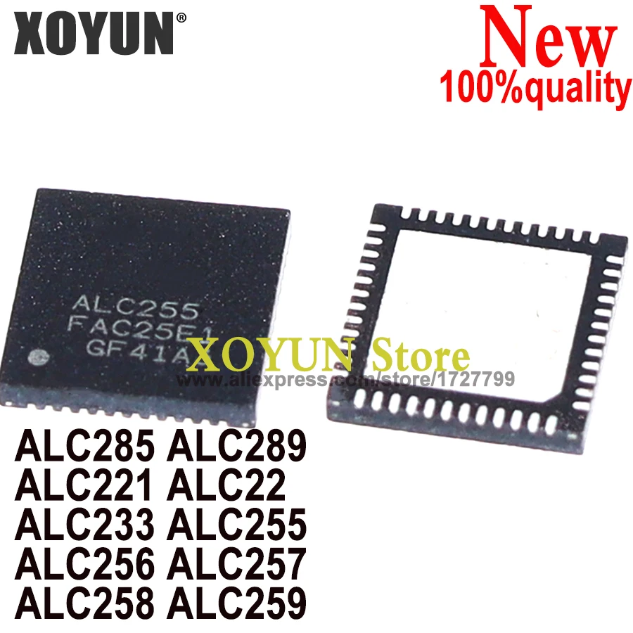 (1 pieza) 100% nuevo ALC221 ALC222 ALC233 ALC255 ALC256 ALC257 ALC258 ALC259 ALC285 ALC289 -CG QFN