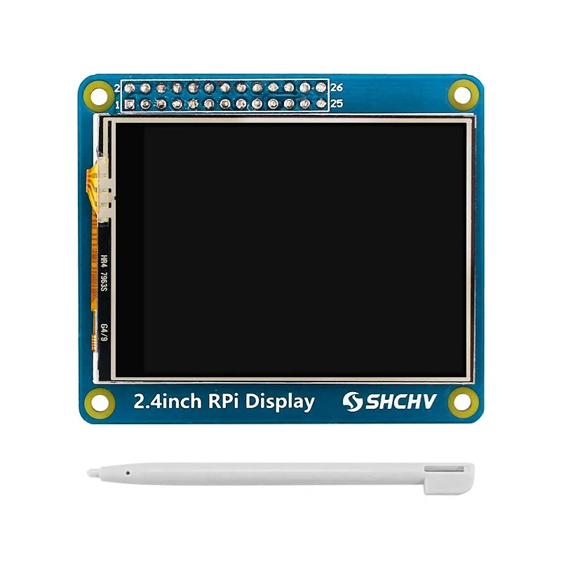 Pantalla RPi de 2,4 pulgadas, Monitor TFT LCD de 320x240 píxeles RGB, interfaz SPI con pantalla táctil rsistiva para Raspberry Pi 3A + 3B - imagen 3