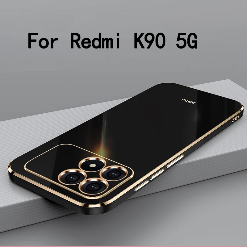 Para Redmi K90 5G funda para Redmi K90 5G funda protectora de cámara antihuellas de TPU suave de alta calidad