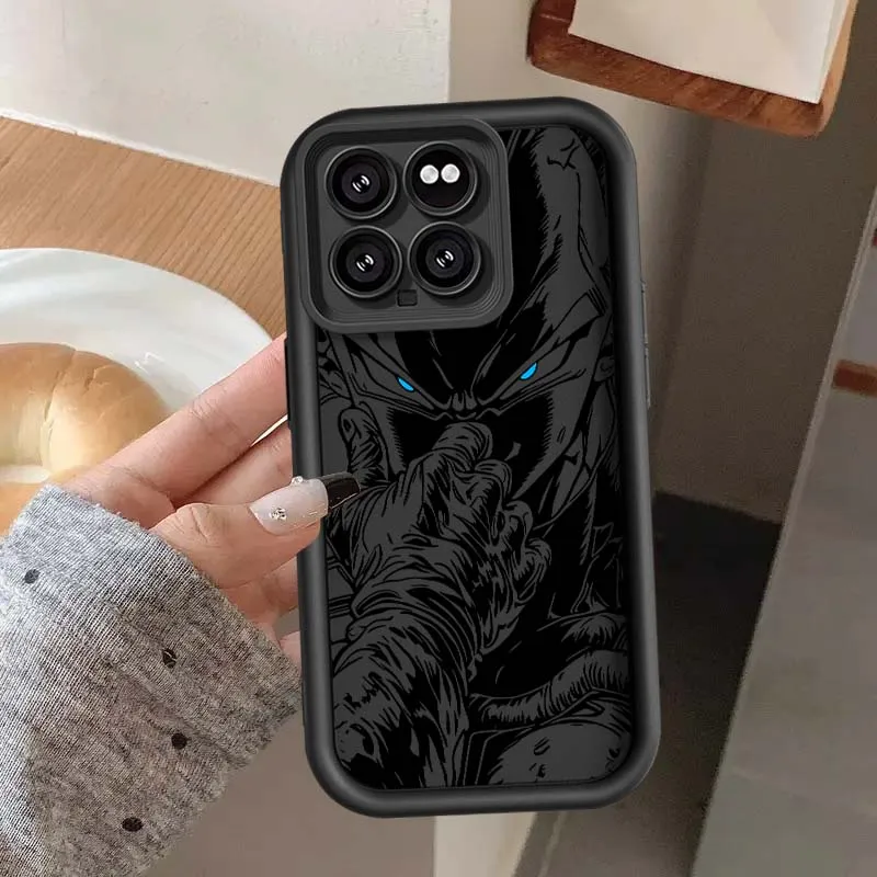 D-Dragon Ball Vegeta Art Cool para Xiaomi Mi 17 15 14 13 12 14T 13T Pro Max Lite Eye Ladder funda de teléfono - imagen 3