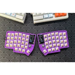 Lily58 Teclado mecánico inalámbrico dividido bajo intercambiable