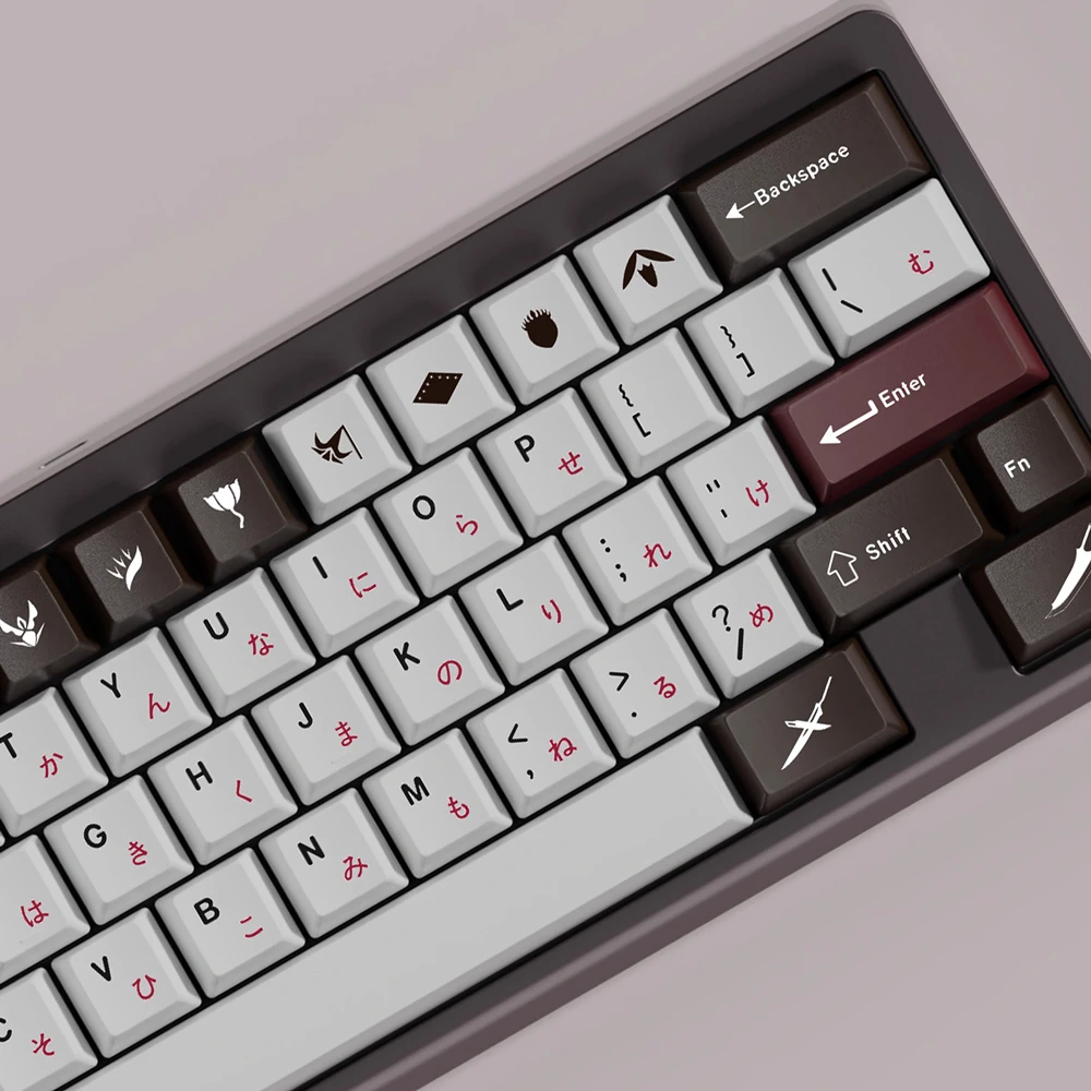 Juego de teclas blanqueadoras para teclado mecánico, teclas con diseño de perfil Cherry, 61, 64, 68, 84, 96, 104, 1 Juego - imagen 4