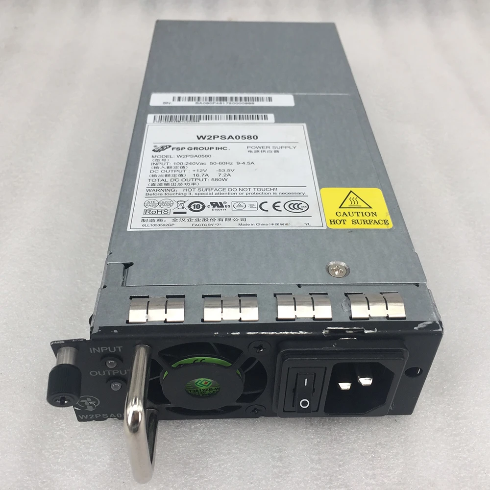 Para fuente de alimentación conmutada Huawei 100% probado antes del envío W2PSA0580 580W - imagen 4