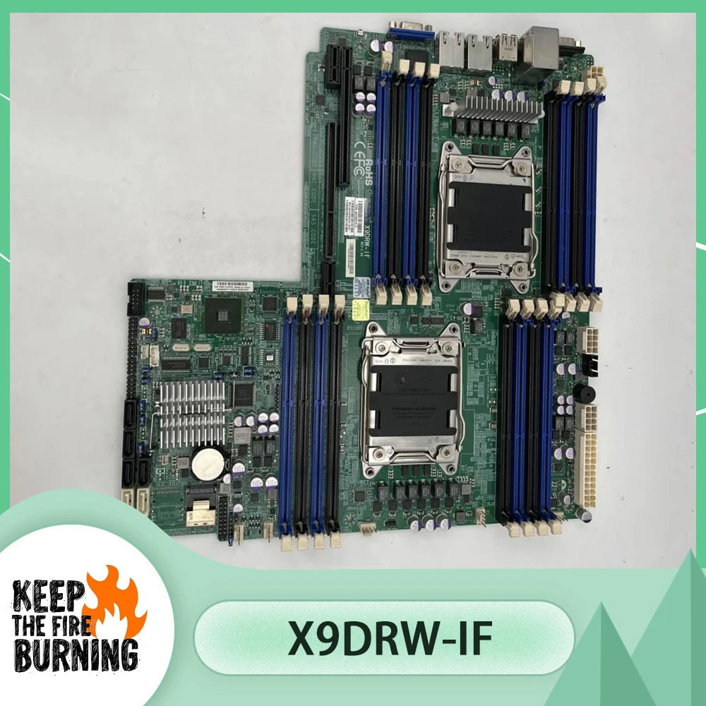 X9DRW-iF For Supermicro Server Motherboard  Support For Xeon E5-2600 V1/V2 Family LGA2011 DDR3 - imagen 2