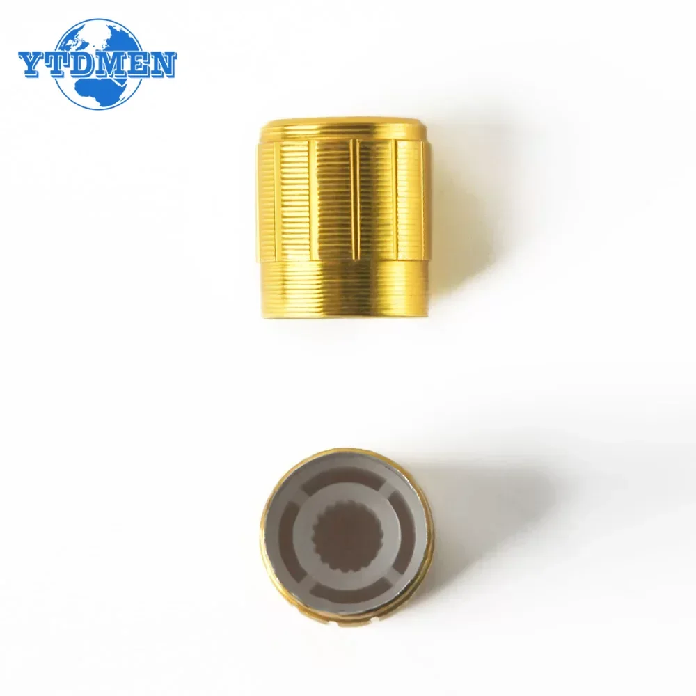 5/10/15 Uds 15x17MM tapa de perilla de potenciómetro de aleación de aluminio perilla negra dorada plateada, para perilla de Control de volumen de interruptor giratorio WH148 - imagen 2