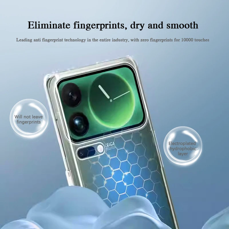 Funda transparente fina Original para Xiaomi 17 Pro Max 5G, fundas protectoras de lujo de silicona a prueba de golpes y antiarañazos para teléfono - imagen 4