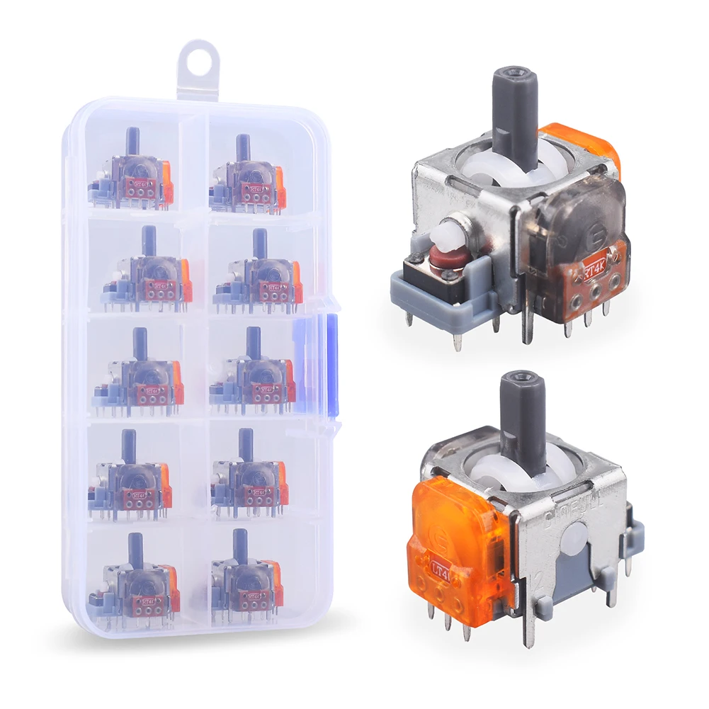 Joystick electromagnético de repuesto, palanca de pulgar con efecto Hall para Playstation 5/4/Xbox One/Switch Pro, 10 Uds. - imagen 4