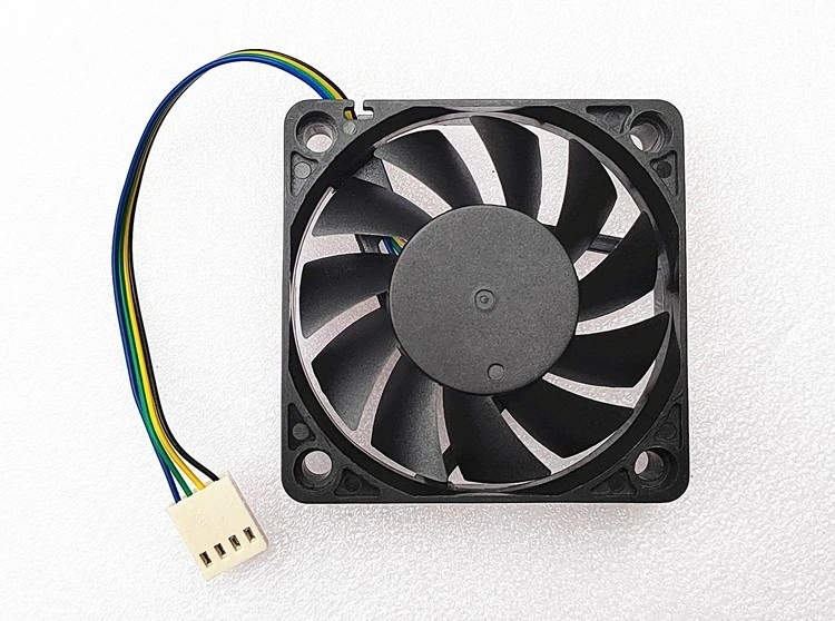 Ventilador de refrigeración PWM, Enfriador de rodamiento de bolas Dual, 60mm, 6cm, R126015BH, 0.30A, Everflow, 60x60x15mm, 5200RPM, nuevo - imagen 4