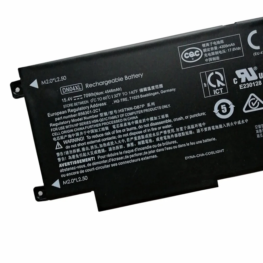 Nueva batería Original para ordenador portátil DN04XL 15,4 V 70Wh para HP ZBook x2 G4 HSTNN-DB7P 856301 -2C1 856543 -855 - imagen 2