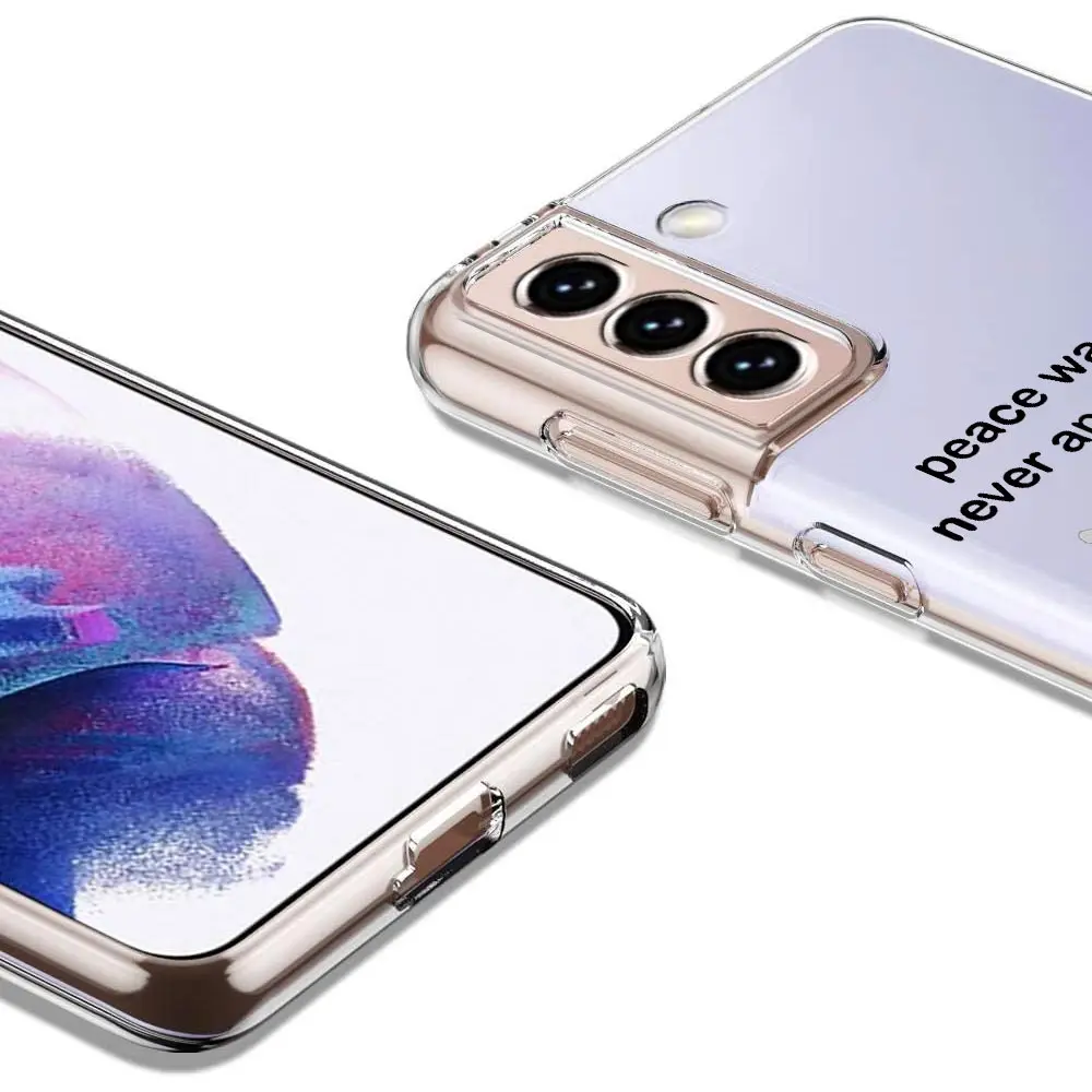 Funda de teléfono con dibujos animados de pato de ganso para Samsung Galaxy S23 S22 Ultra S20 S21 FE 5G S10 S10E S9 S8 Plus 4G, funda trasera transparente - imagen 5