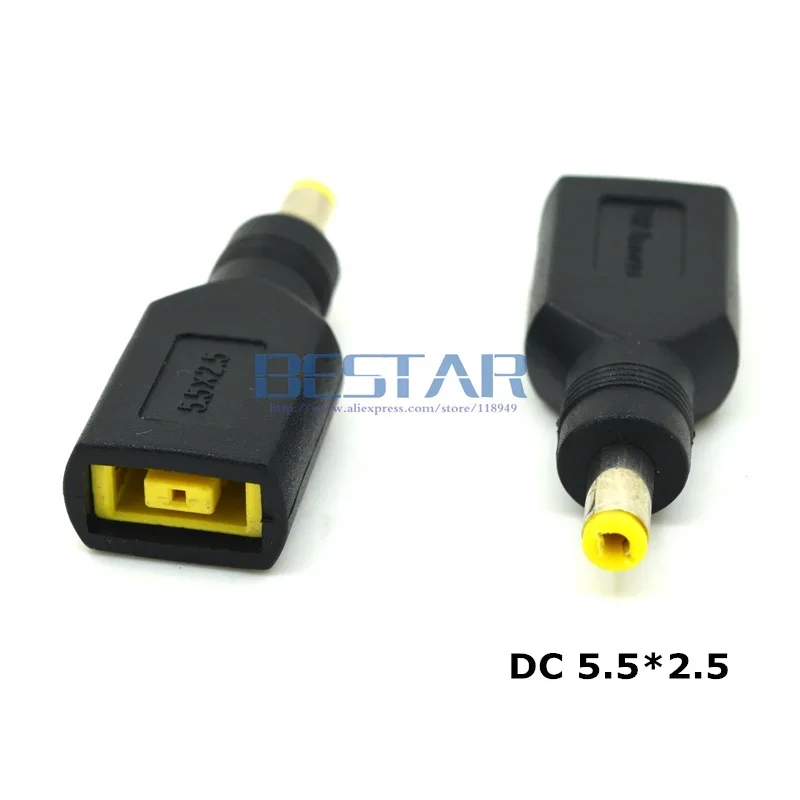 Adaptador de corriente CC a YOGA DC 4,0*1,7 Mm 4,0 1,7 y 4,8*1,7 y 5,5*2,5 Mm conector para Lenovo X1 Carbon YOGA DC JACK Square 13 - imagen 2
