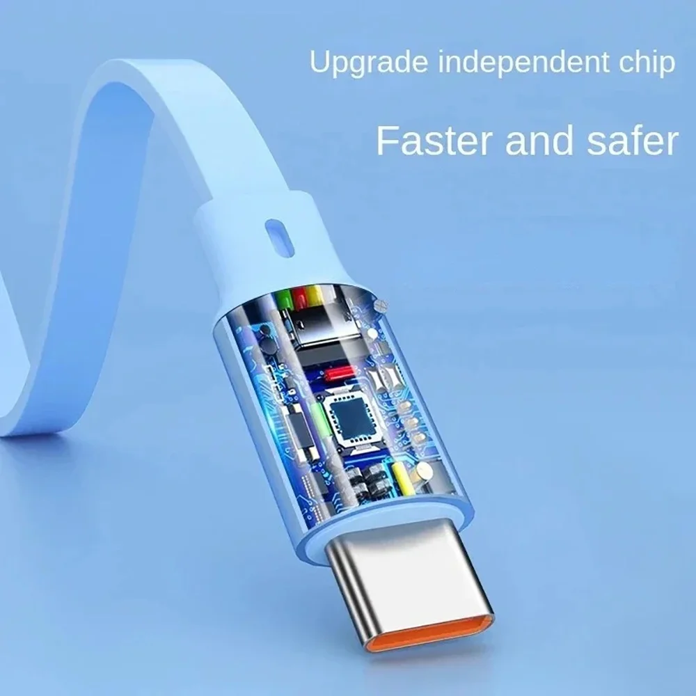 Cable telescópico 6A 3 en 1 USB C carga rápida línea USB tipo C Cable Micro USB para teléfono móvil para Android Apple IPhone Xiaomi - imagen 5