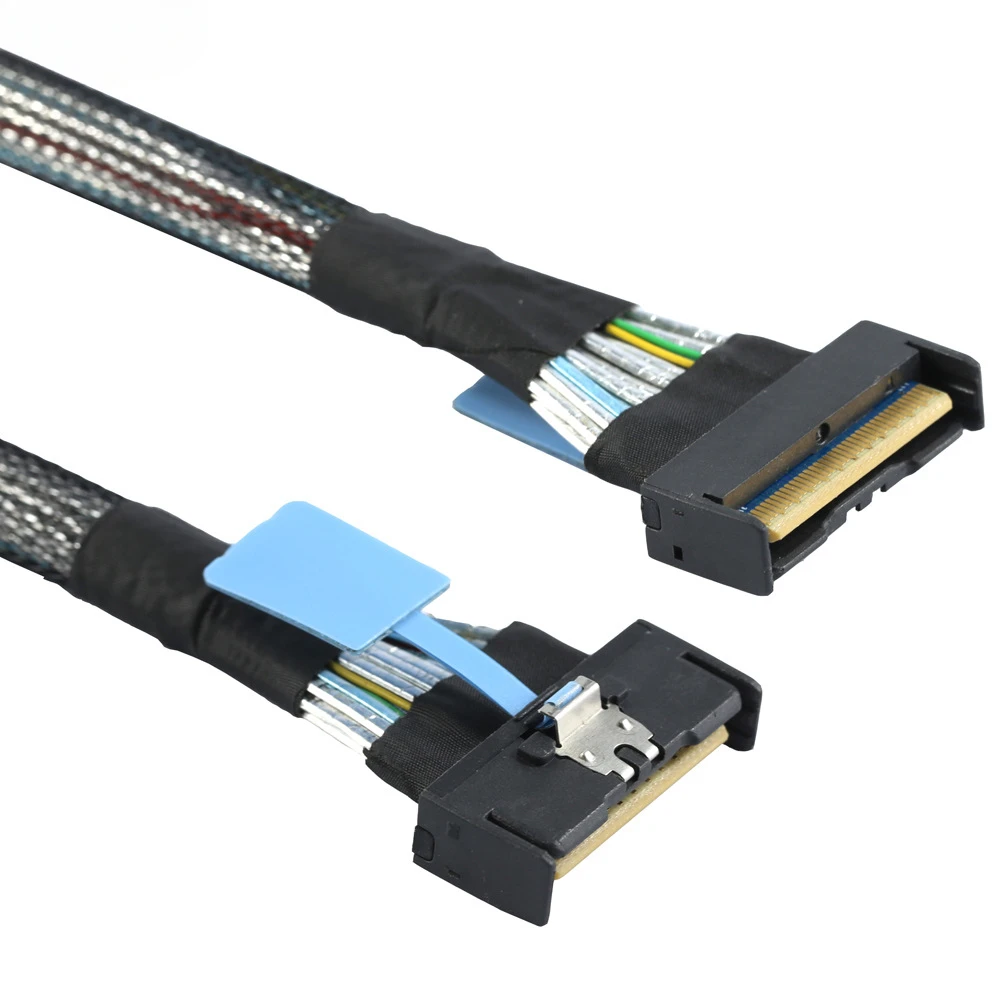 SFF-8654 a SFF8654 SAS MCIO SFF-8654 8I 5.0 74P PCIE a MCIO SFF-8654 cable de conexión - imagen 2