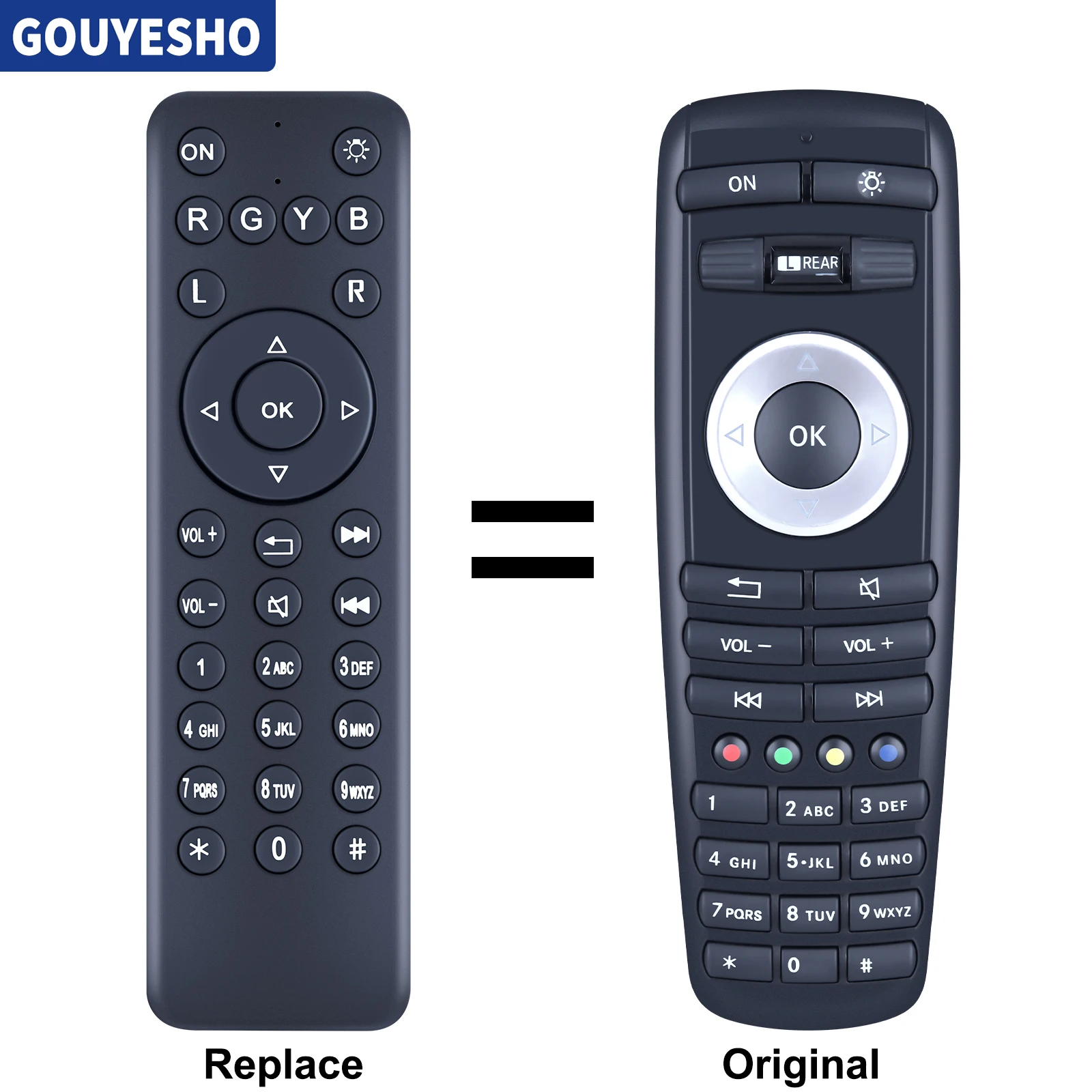 Nuevo Control remoto para Mercedes-Benz GL ML clase 2010-2018 entrada del asiento trasero DVD remoto A 2218703889