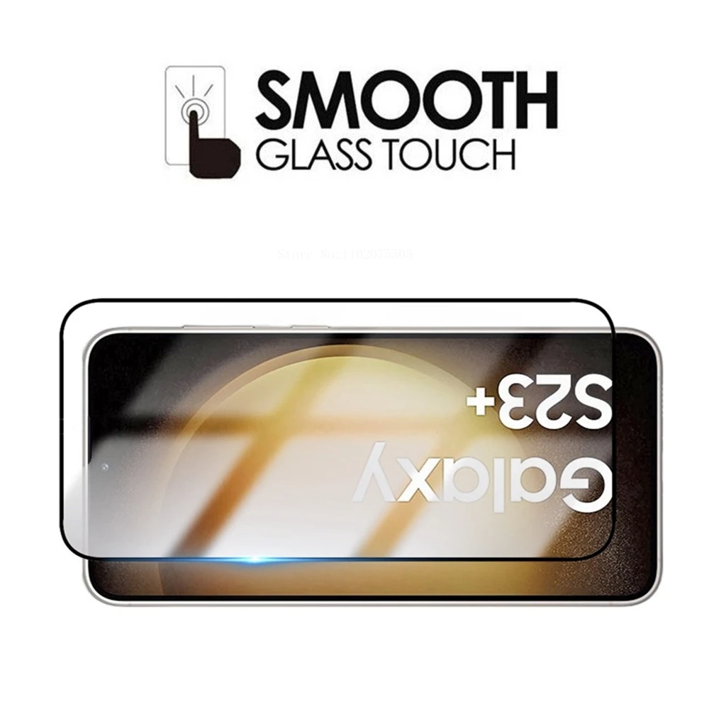 Vidrio templado 2 en 1 para Samsung Galaxy S23 + S22 + S21 + S23 S22 S21 Plus S20 FE Protector de pantalla en Sansung S 23 vidrio Protector - imagen 5