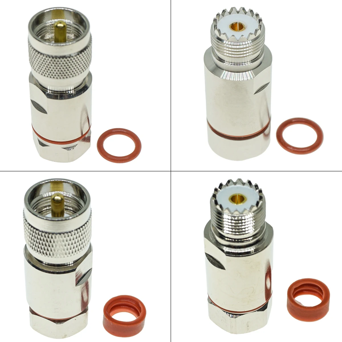 Pl259 uhf männlich so239 weiblich 1/2 "Wellpappe Kupfer Standard andrew Heliax super flexible Schaum Koaxialkabel Helix FSJ4-50B