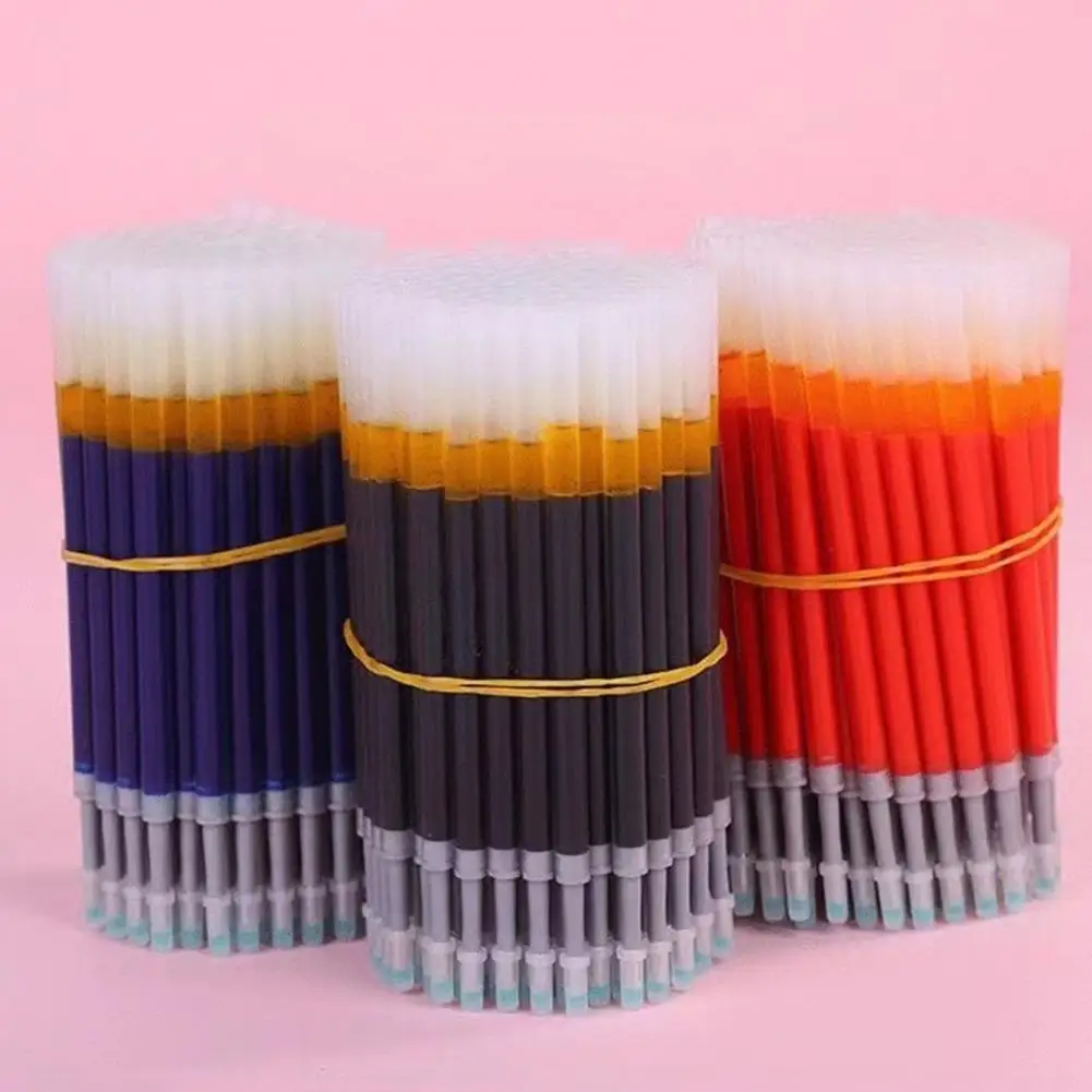 Recargas de bolígrafo de Gel ligeras para estudiantes, recambios reemplazables de gran capacidad, fácil extracción, suministro de oficina - imagen 5