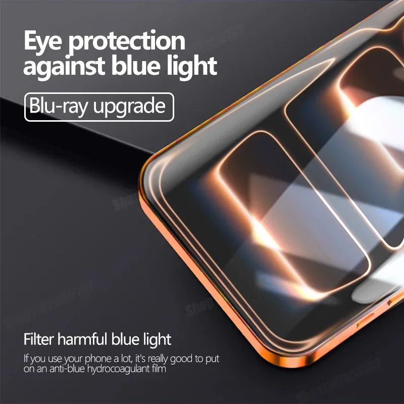 5 uds película de hidrogel para iPhone 17 11 16 Pro Max 17 Air 13 12 Mini 16E 14 15 Plus XS XR protectores de pantalla antiarañazos película suave - imagen 4