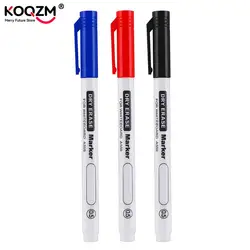 Bolígrafo borrable de pizarra blanca, rotulador extremadamente fino de 0,5 MM para borrado en seco, examen de oficina, resistente al agua, 1 unidad