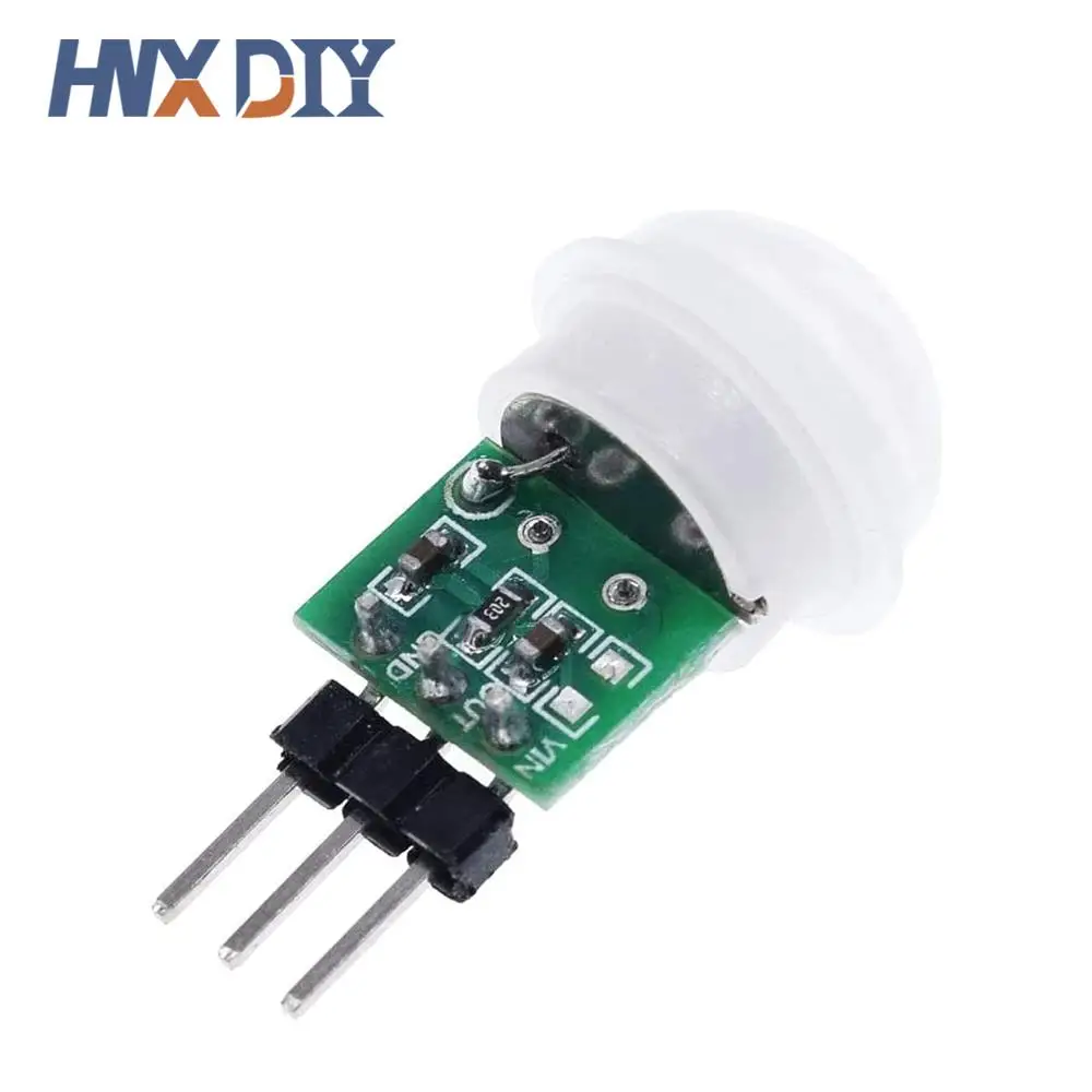 1-10 Uds Mini IR piroeléctrico infrarrojo PIR Sensor de movimiento humano módulo Detector automático Sensor AM312 DC 2,7 a 12V - imagen 5